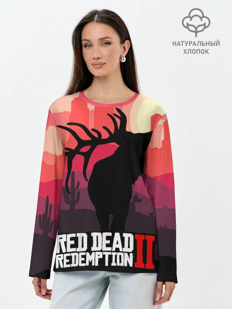 Лонгслив женский. Хлопок / RDR II