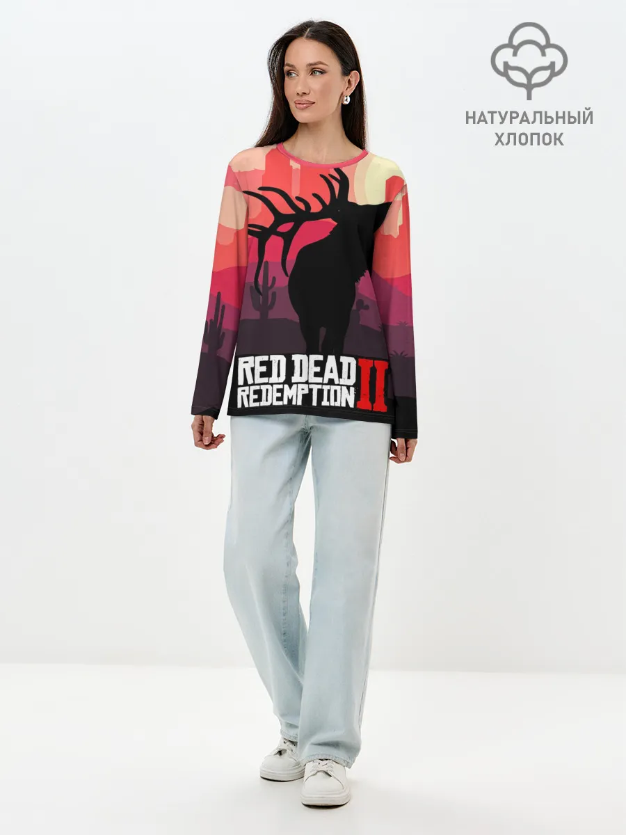 Лонгслив женский. Хлопок / RDR II