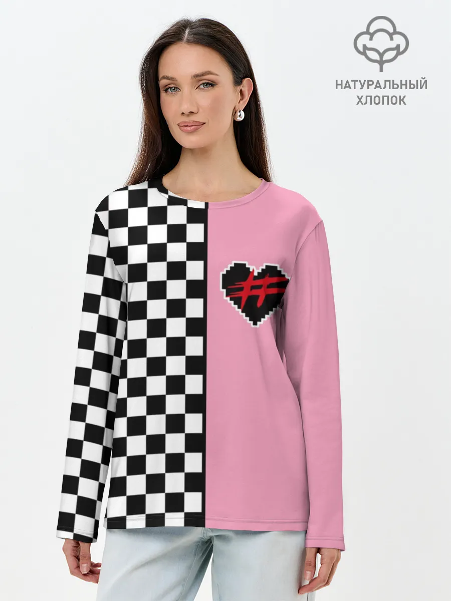 Лонгслив женский. Хлопок / Френдзона