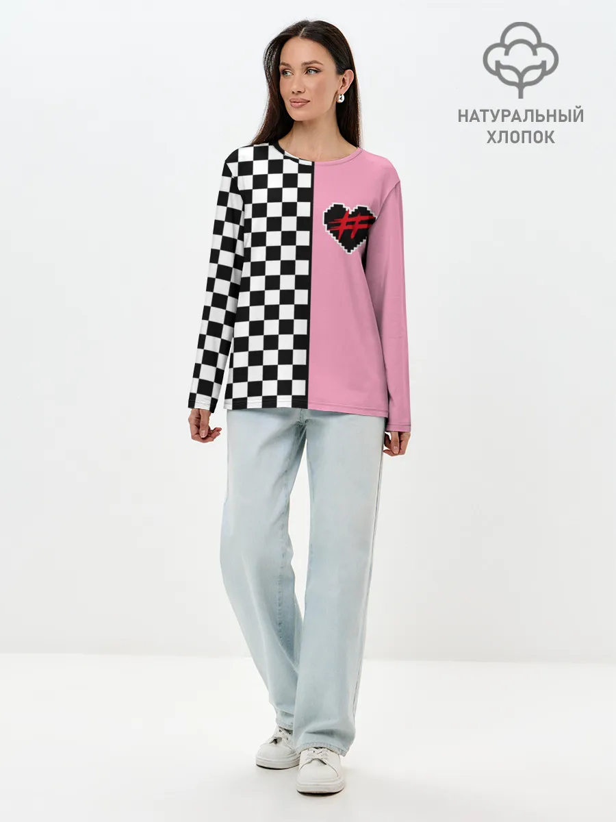 Лонгслив женский. Хлопок / Френдзона