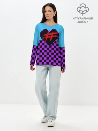 Лонгслив женский. Хлопок / Френдзона