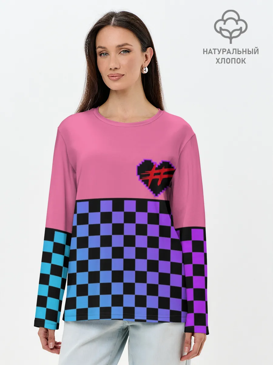 Лонгслив женский. Хлопок / Френдзона