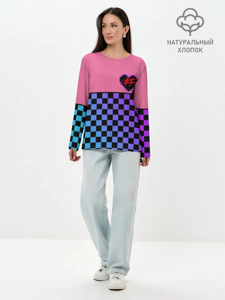 Лонгслив женский. Хлопок / Френдзона