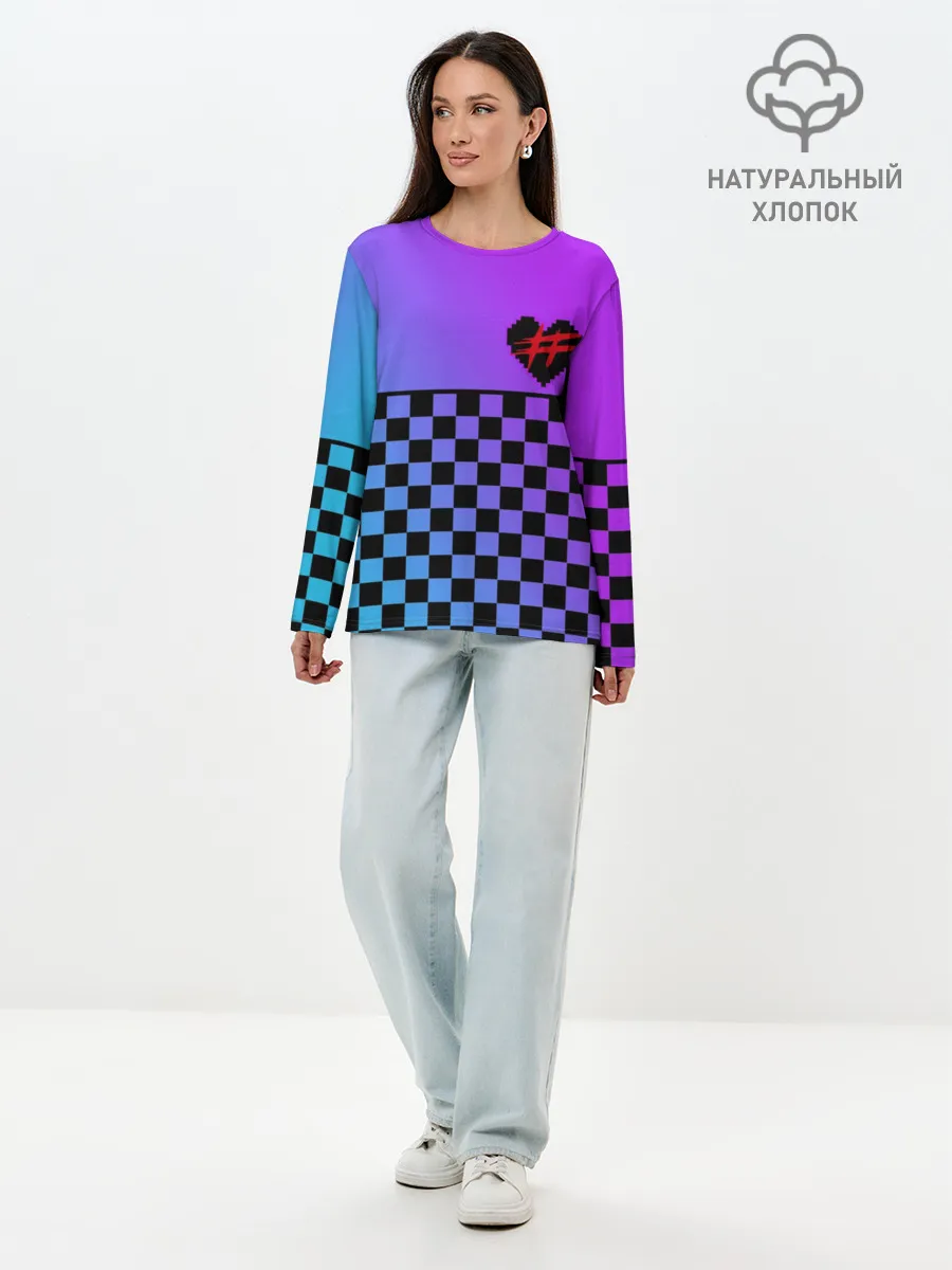 Лонгслив женский. Хлопок / Френдзона