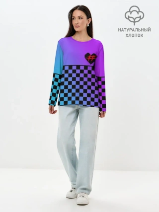 Лонгслив женский. Хлопок / Френдзона