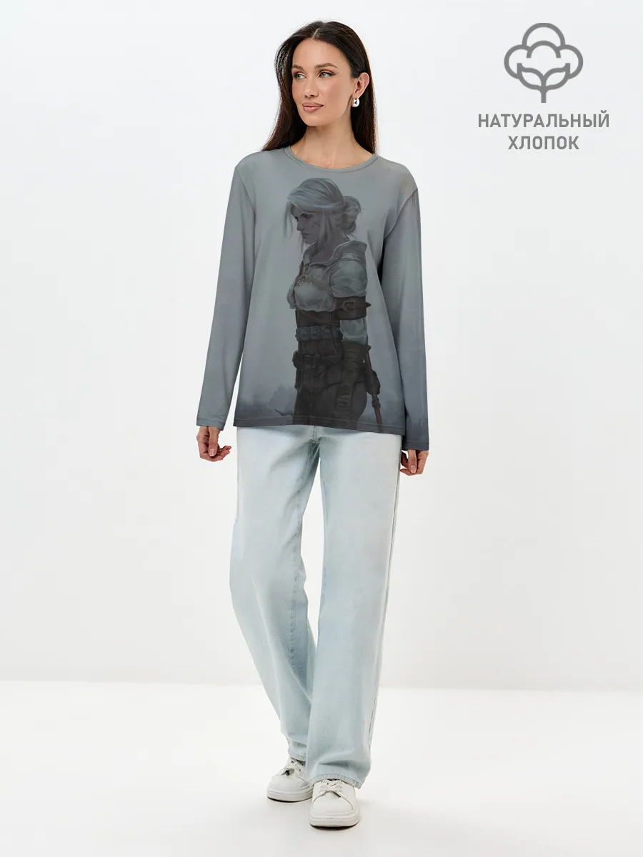 Лонгслив женский. Хлопок / Сири