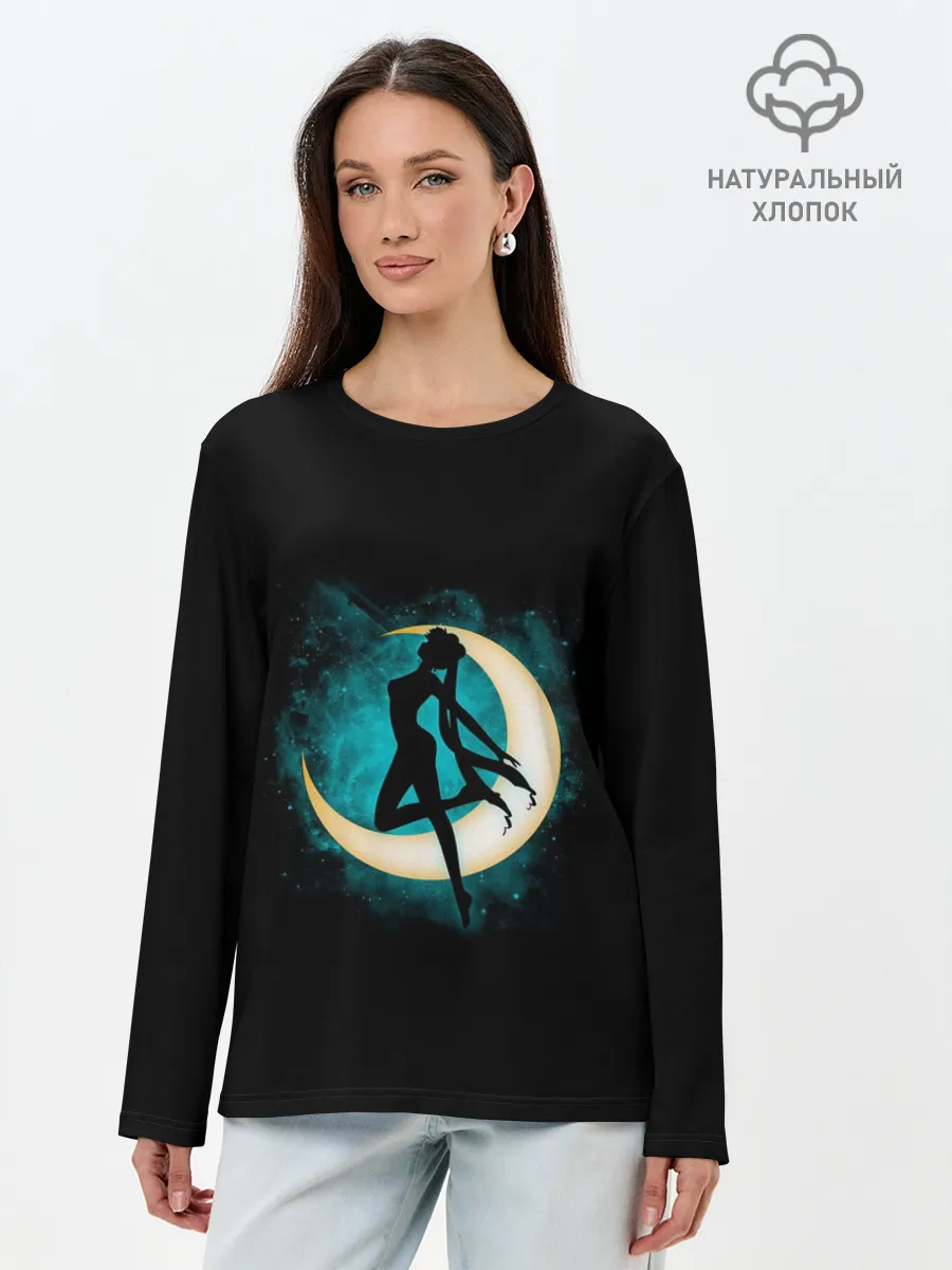 Лонгслив женский. Хлопок / Sailor Moon