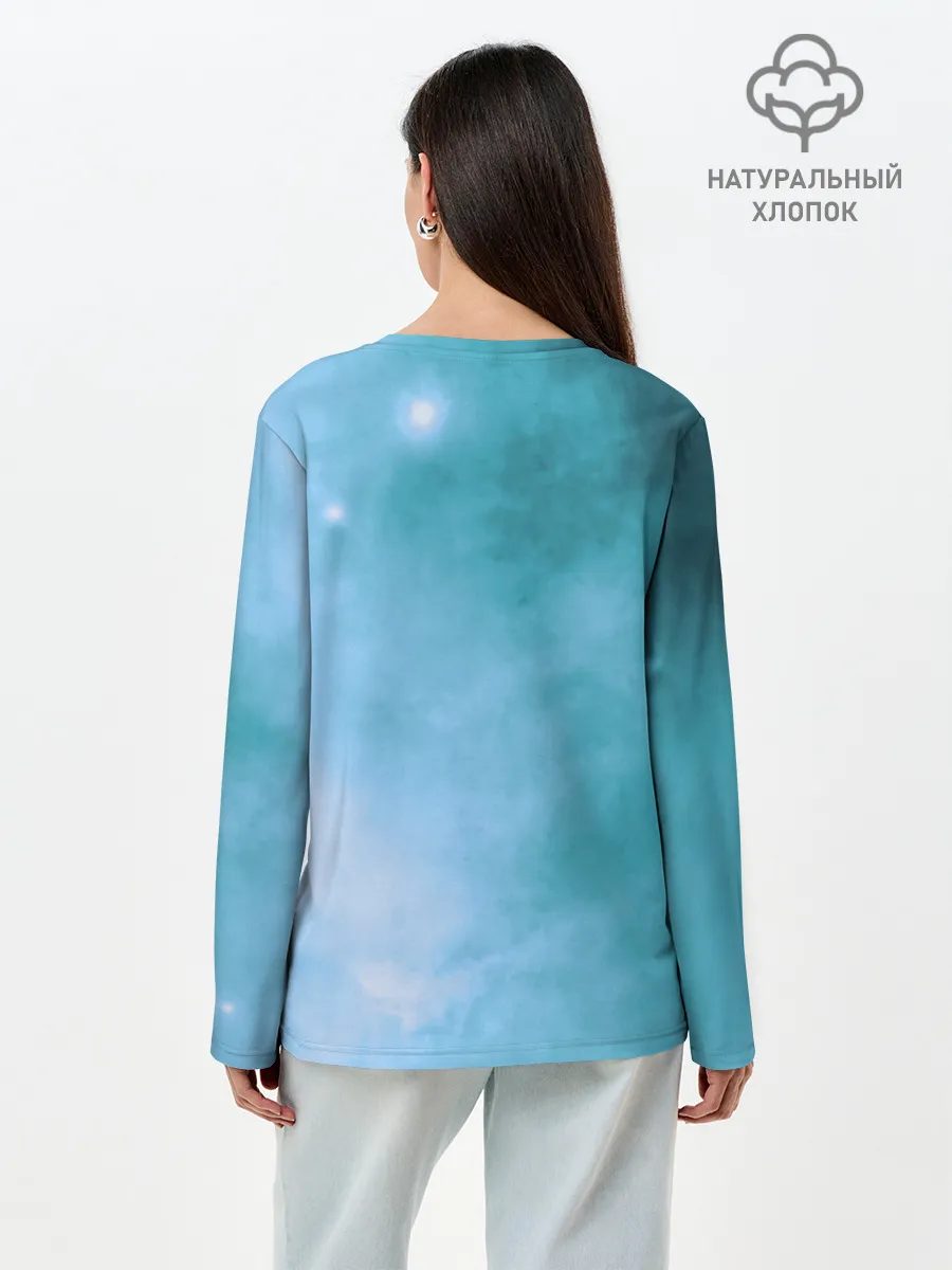 Лонгслив женский. Хлопок / дневная фурия