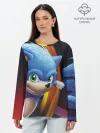 Лонгслив женский. Хлопок / Sonic