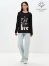 Лонгслив женский. Хлопок / BTS
