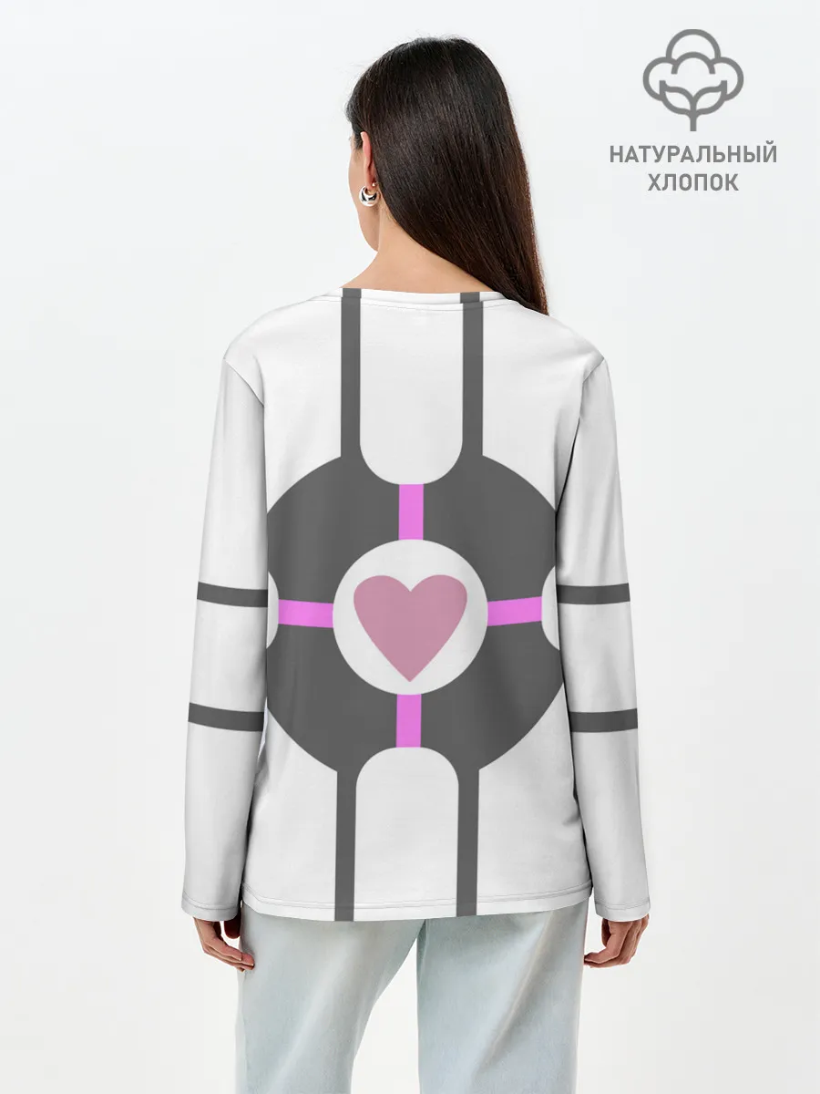 Лонгслив женский. Хлопок / Куб Компаньон