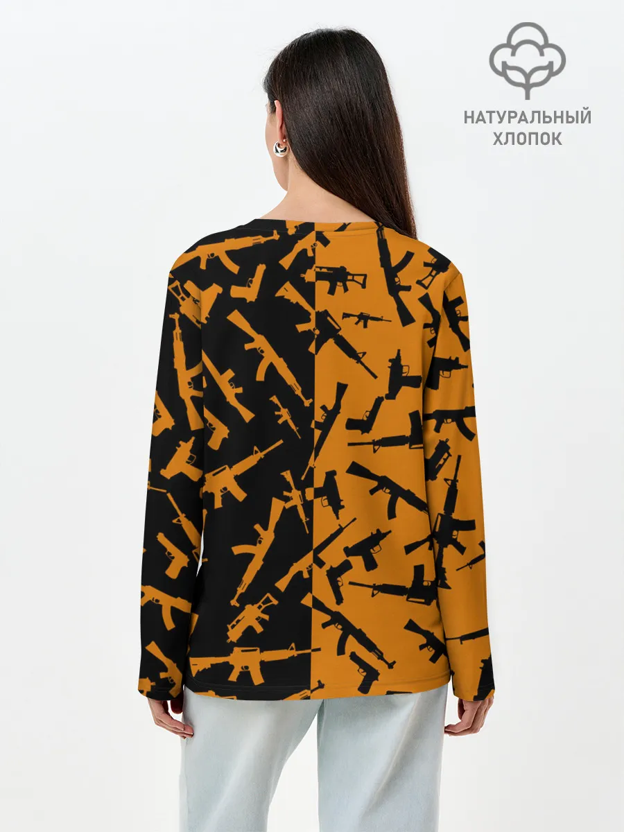 Лонгслив женский. Хлопок / PUBG 2