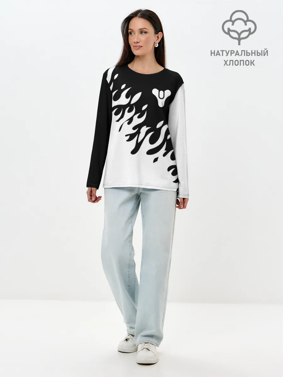 Лонгслив женский. Хлопок / DESTINY