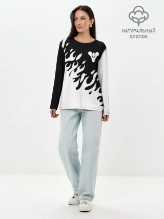 Лонгслив женский. Хлопок / DESTINY