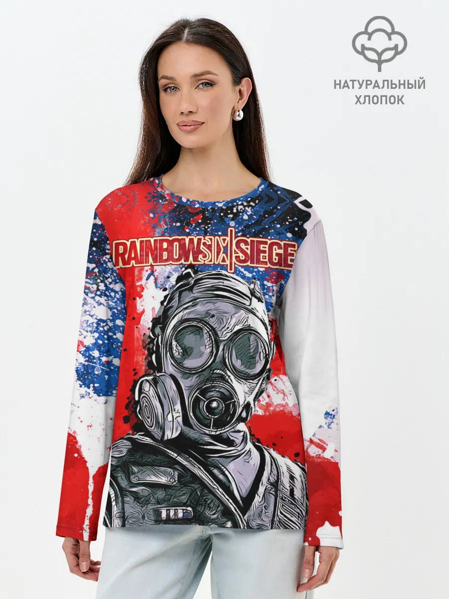 Лонгслив женский. Хлопок / Rainbow Six: Siege