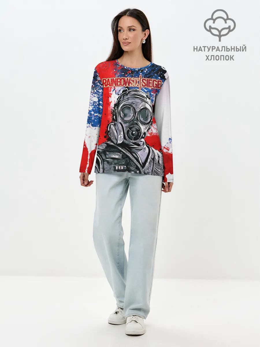 Лонгслив женский. Хлопок / Rainbow Six: Siege