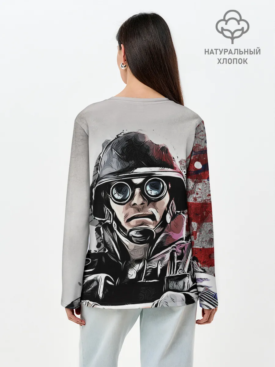 Лонгслив женский. Хлопок / Rainbow Six: Siege