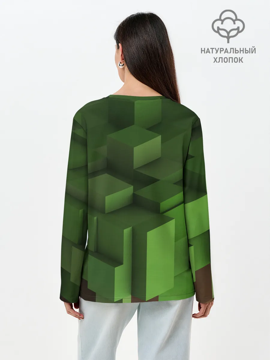 Лонгслив женский. Хлопок / Roblox