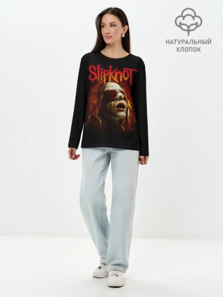 Лонгслив женский. Хлопок / Slipknot