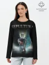 Лонгслив женский. Хлопок / Sepultura