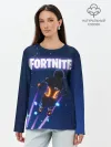 Лонгслив женский. Хлопок / Dark Voyager Fortnite