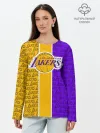 Лонгслив женский. Хлопок / LA LAKERS