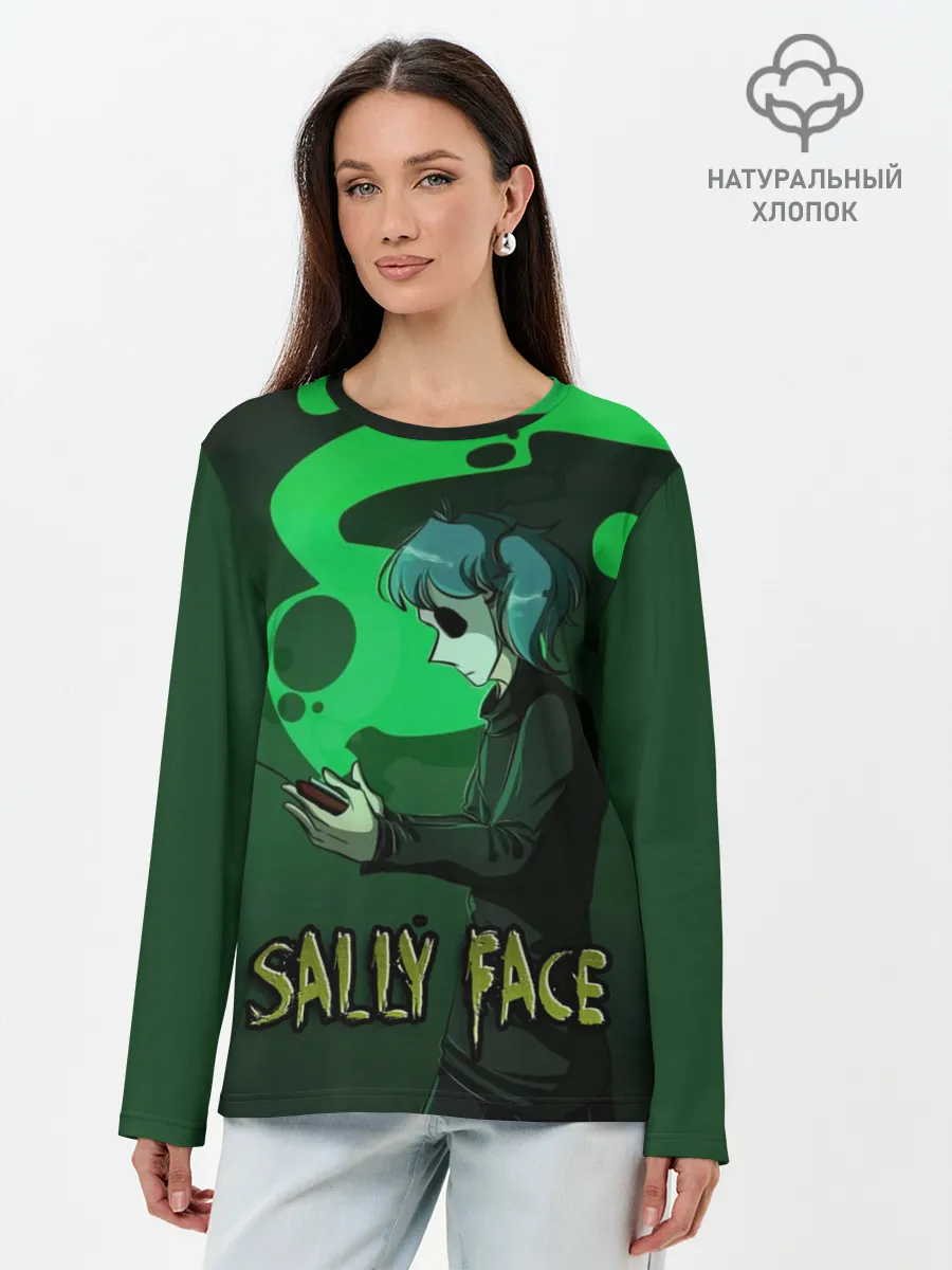 Лонгслив женский. Хлопок / Sally Face