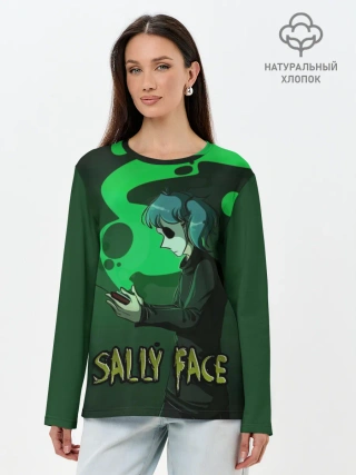 Лонгслив женский. Хлопок / Sally Face
