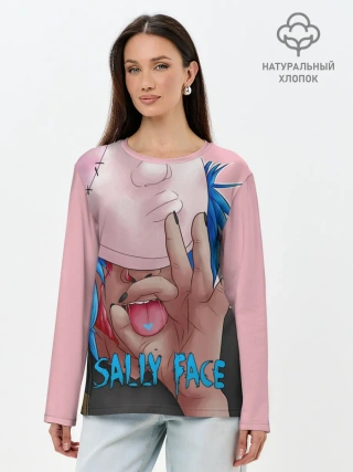 Лонгслив женский. Хлопок / Sally Face