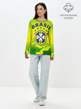Лонгслив женский. Хлопок / Бразилия