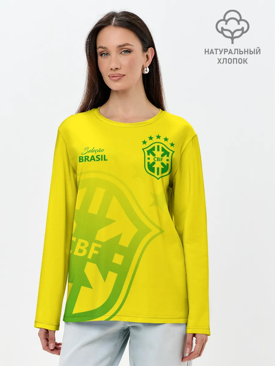 Лонгслив женский. Хлопок / Бразилия