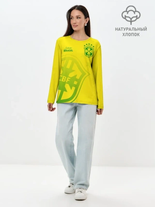 Лонгслив женский. Хлопок / Бразилия