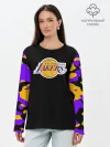 Лонгслив женский. Хлопок / LA LAKERS