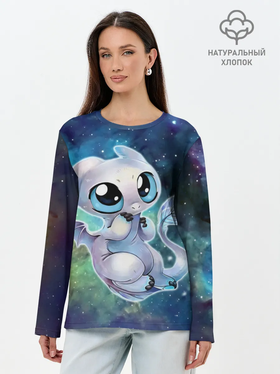 Лонгслив женский. Хлопок / дневная фурия