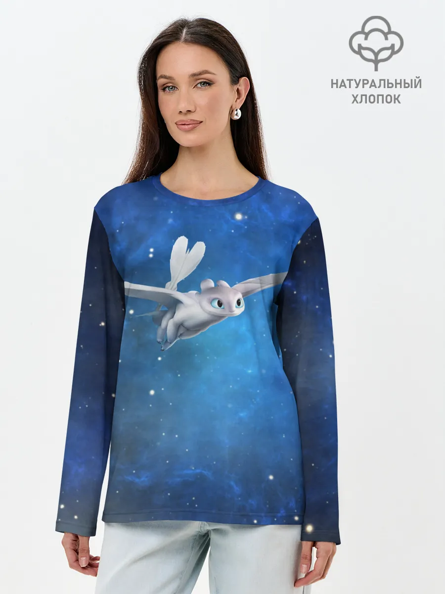 Лонгслив женский. Хлопок / Light Fury