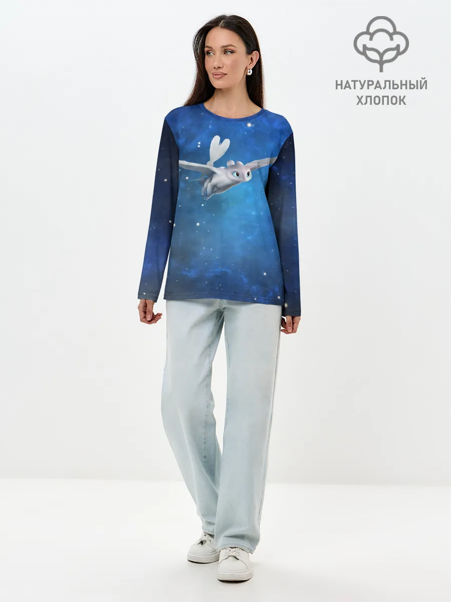 Лонгслив женский. Хлопок / Light Fury