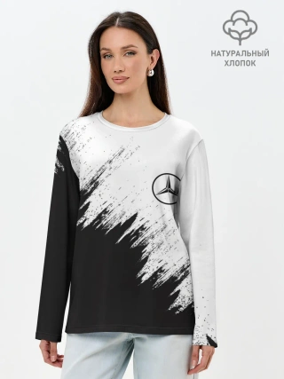 Лонгслив женский. Хлопок / Mercedes