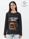 Лонгслив женский. Хлопок / Love, Death & Robots