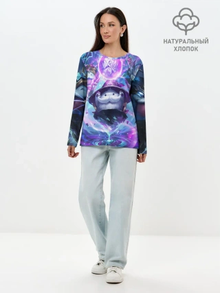 Лонгслив женский. Хлопок / League of legends