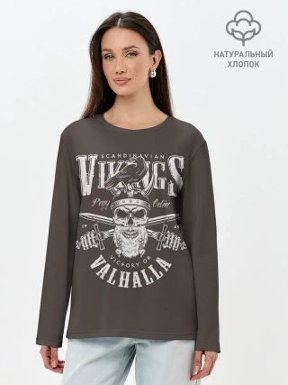 Лонгслив женский. Хлопок / Vikings