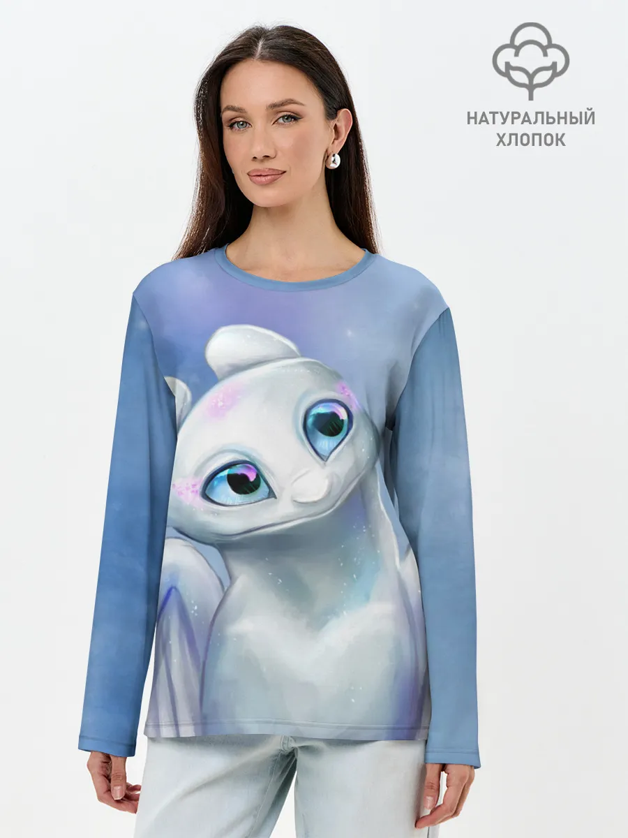 Лонгслив женский. Хлопок / дневная фурия