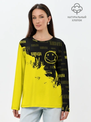 Лонгслив женский. Хлопок / NIRVANA