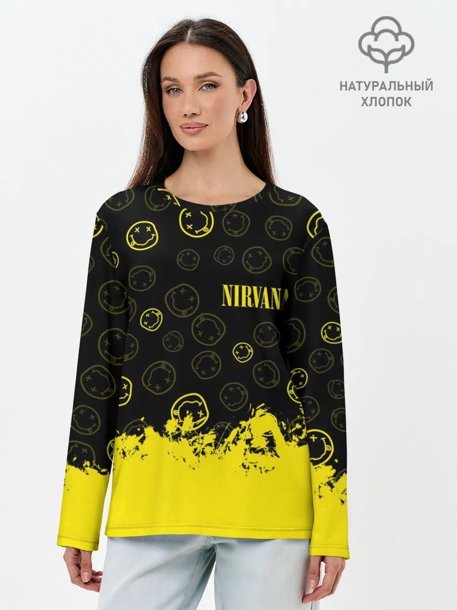 Лонгслив женский. Хлопок / NIRVANA