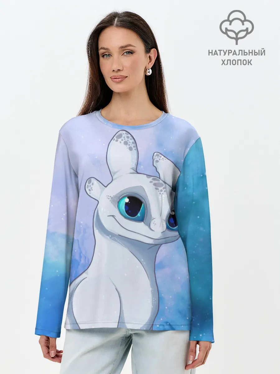 Лонгслив женский. Хлопок / дневная фурия