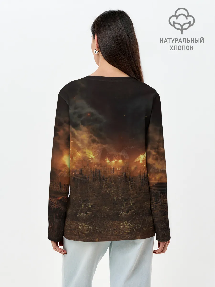 Лонгслив женский. Хлопок / The witcher
