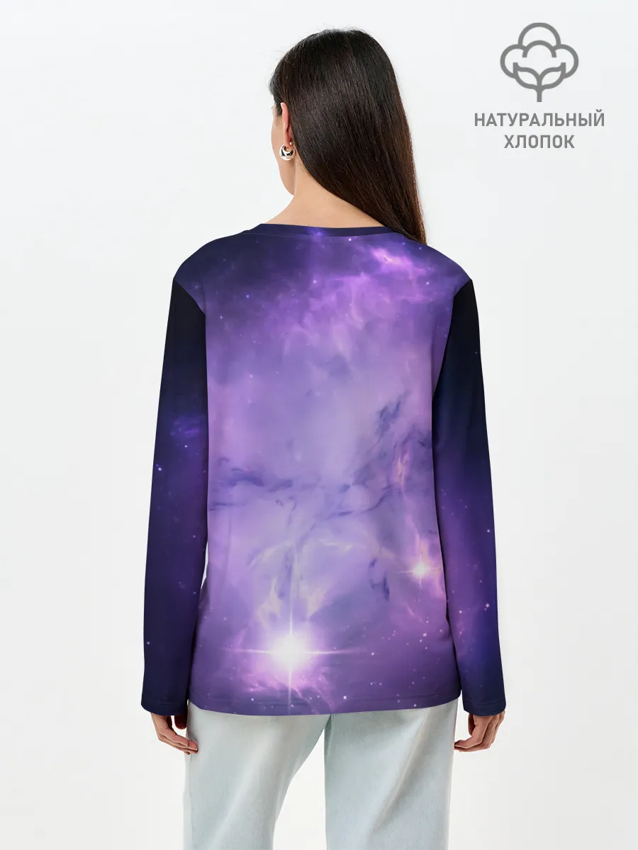 Лонгслив женский. Хлопок / дневная фурия