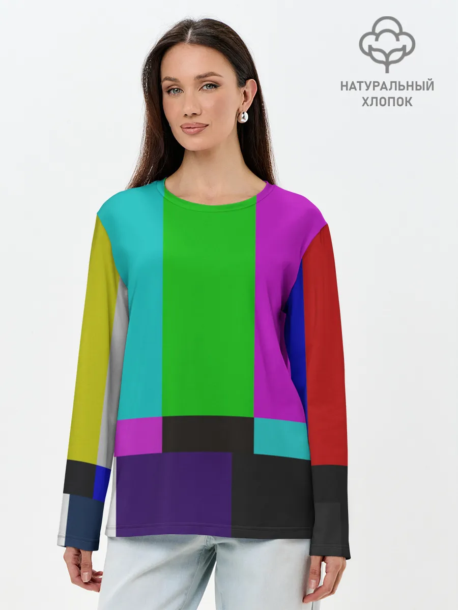 Лонгслив женский. Хлопок / Настроечная таблица