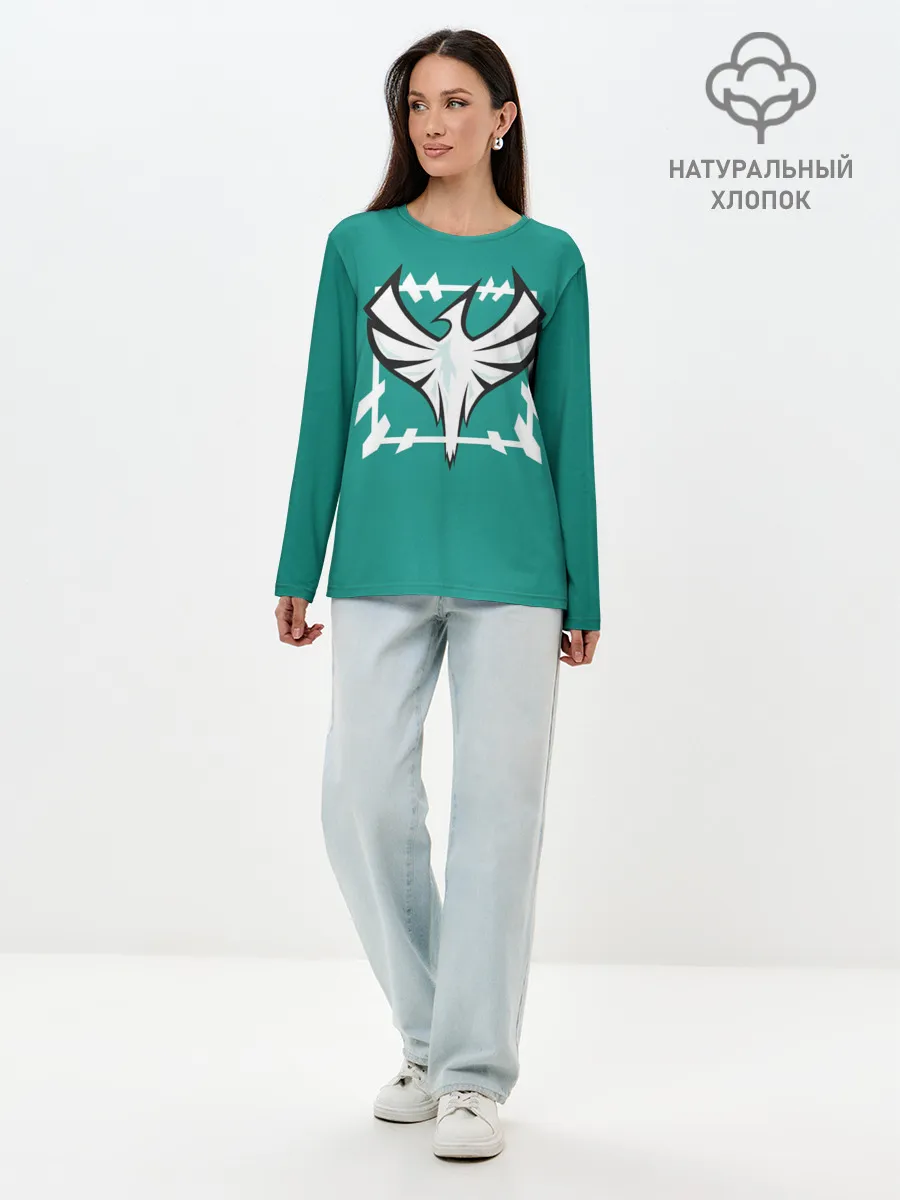 Лонгслив женский. Хлопок / Зофия