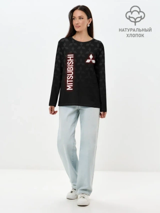 Лонгслив женский. Хлопок / MITSUBISHI