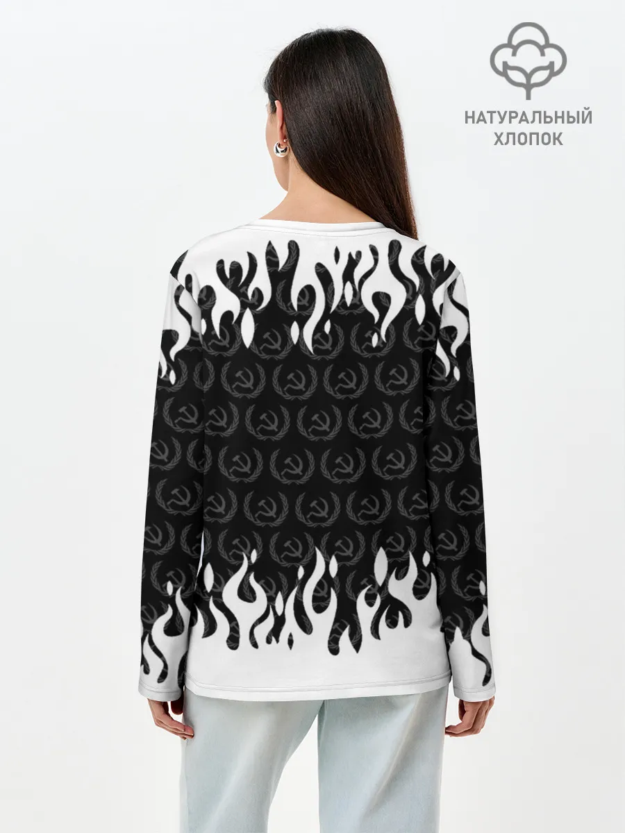 Лонгслив женский. Хлопок / СССР